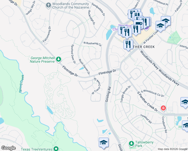 The Woodlands Tx Map