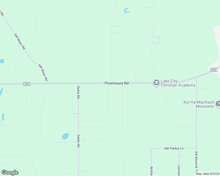 map of restaurants, bars, coffee shops, grocery stores, and more near 3483 Pinemount Road in Lake City