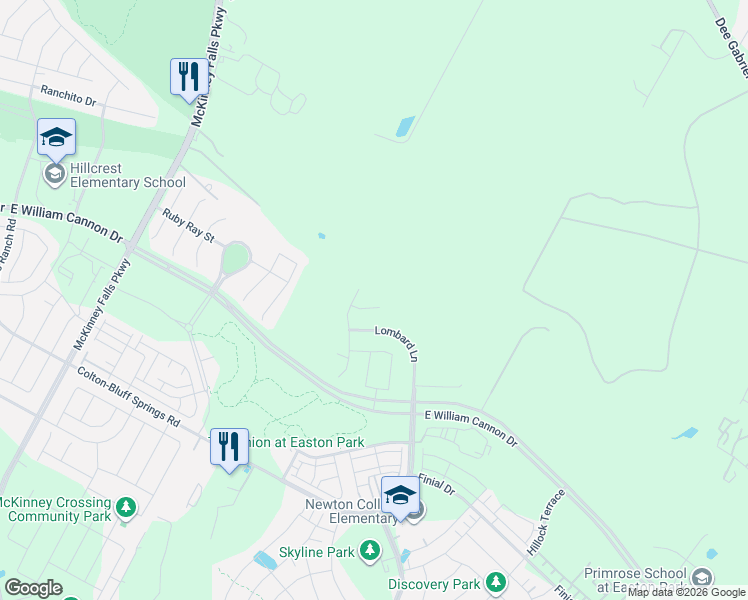 map of restaurants, bars, coffee shops, grocery stores, and more near 7800 Barbary Court in Austin