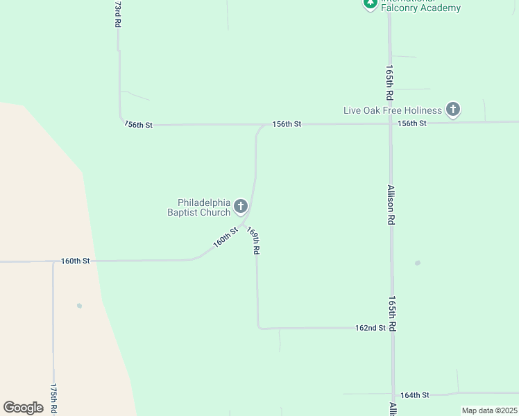 map of restaurants, bars, coffee shops, grocery stores, and more near 15824 169th Road in McAlpin
