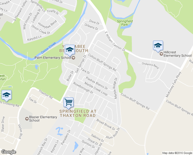 map of restaurants, bars, coffee shops, grocery stores, and more near 6537 Tara Dr in Austin