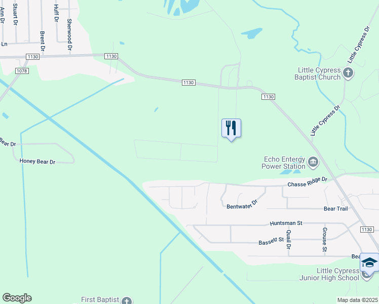 map of restaurants, bars, coffee shops, grocery stores, and more near 3210 Chasse Ridge Drive in Orange