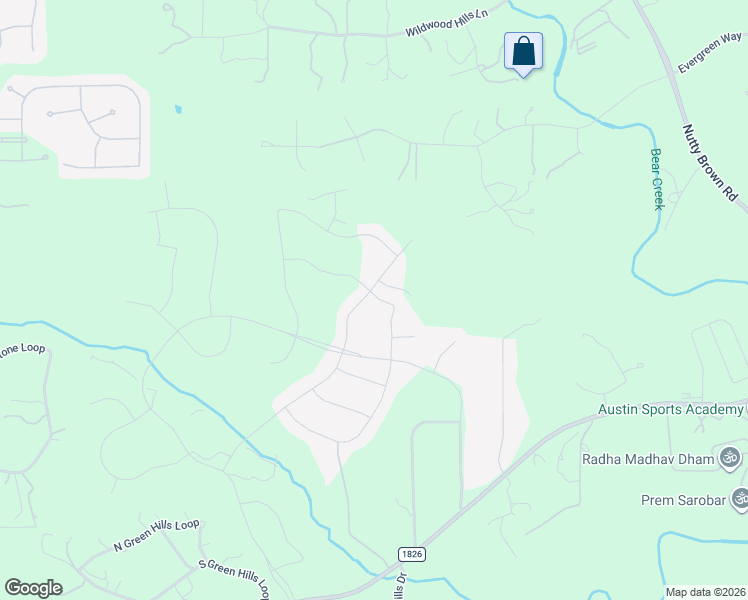 map of restaurants, bars, coffee shops, grocery stores, and more near 15808 Farm to Market Road 1826 in Austin