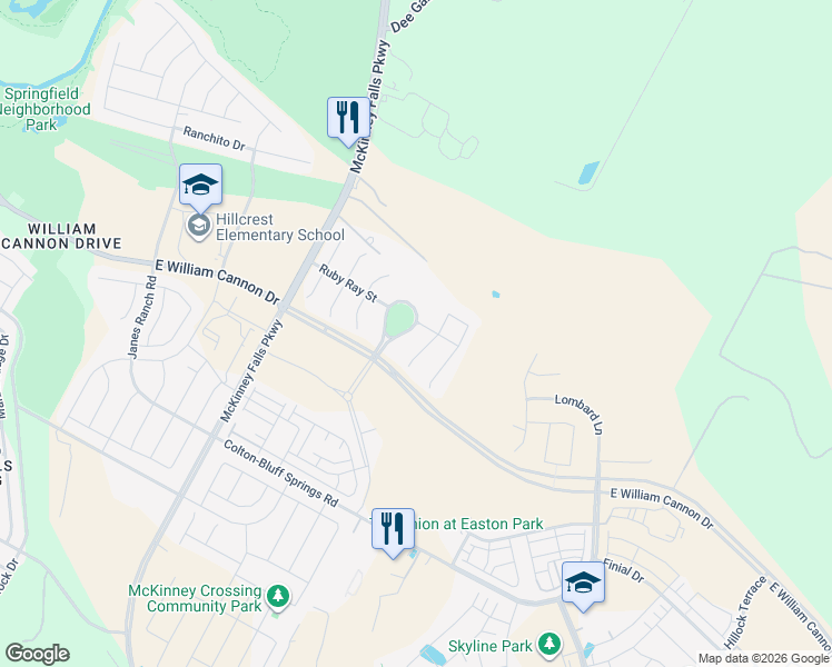 map of restaurants, bars, coffee shops, grocery stores, and more near 6912 Cardinal Bloom Loop in Austin