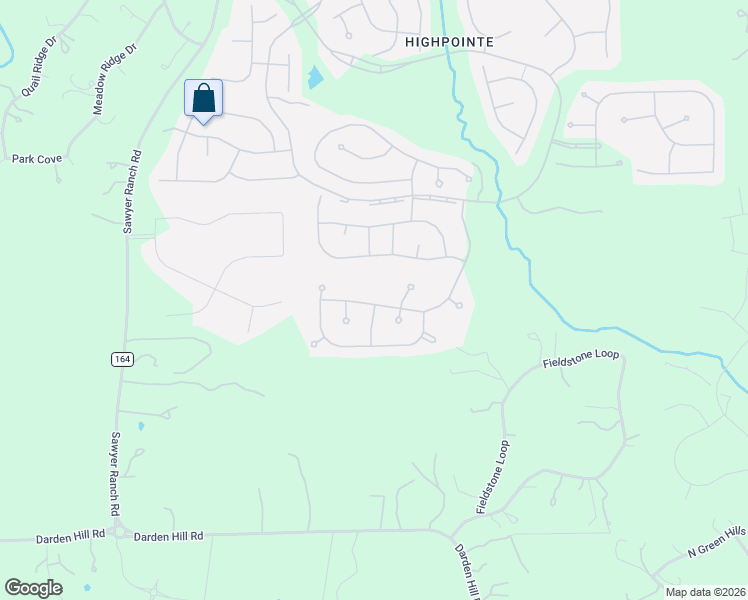 map of restaurants, bars, coffee shops, grocery stores, and more near 572 Big Meadow Road in Austin