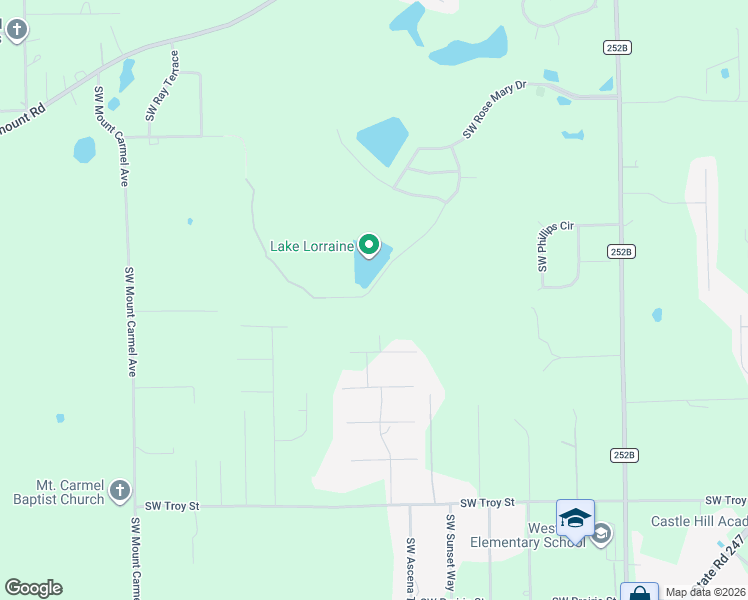map of restaurants, bars, coffee shops, grocery stores, and more near 581 Southwest Bellflower Drive in Lake City
