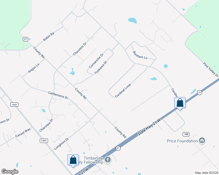 map of restaurants, bars, coffee shops, grocery stores, and more near 114 Apache Drive in Paige