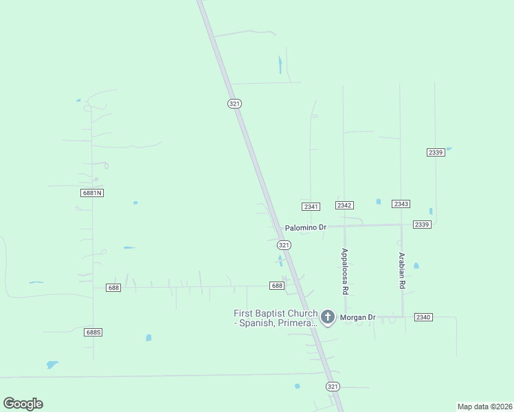 map of restaurants, bars, coffee shops, grocery stores, and more near 11443 Texas 321 in Dayton