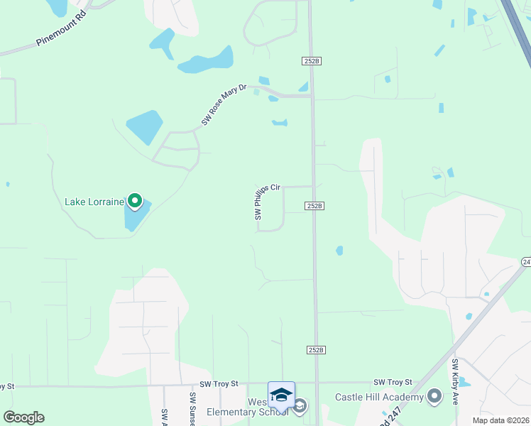 map of restaurants, bars, coffee shops, grocery stores, and more near 397 Southwest Phillips Circle in Lake City