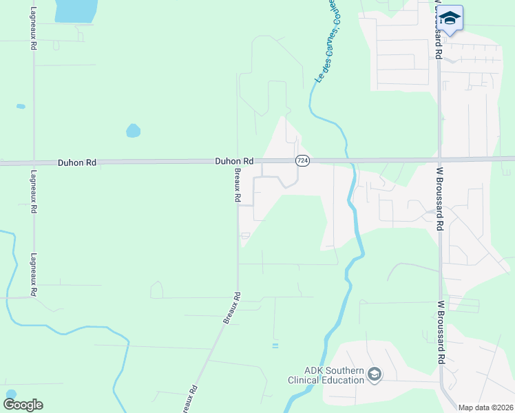 map of restaurants, bars, coffee shops, grocery stores, and more near 100 Firefall Avenue in Lafayette