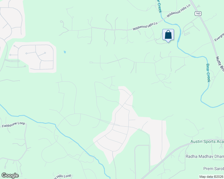 map of restaurants, bars, coffee shops, grocery stores, and more near 13801 Evergreen Way in Austin