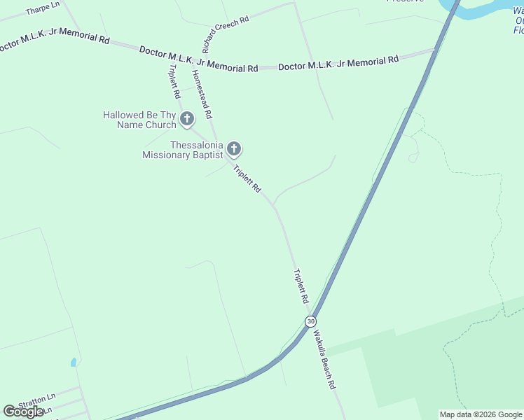 map of restaurants, bars, coffee shops, grocery stores, and more near 150 Triplett Road in Crawfordville