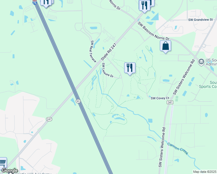 map of restaurants, bars, coffee shops, grocery stores, and more near 211 SW Wren Ct in Lake City