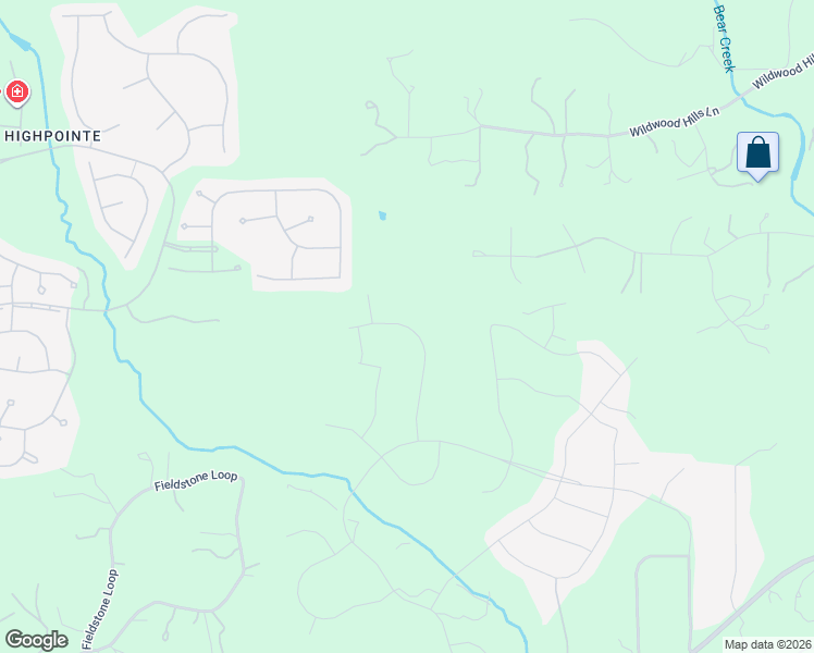 map of restaurants, bars, coffee shops, grocery stores, and more near 689 Wild Rose Drive in Austin
