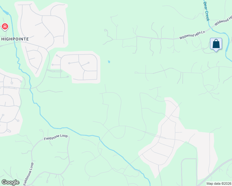 map of restaurants, bars, coffee shops, grocery stores, and more near 689 Wild Rose Drive in Austin