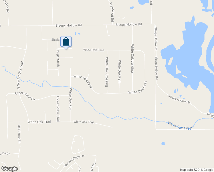 map of restaurants, bars, coffee shops, grocery stores, and more near 11983 White Oak Crossing in Conroe
