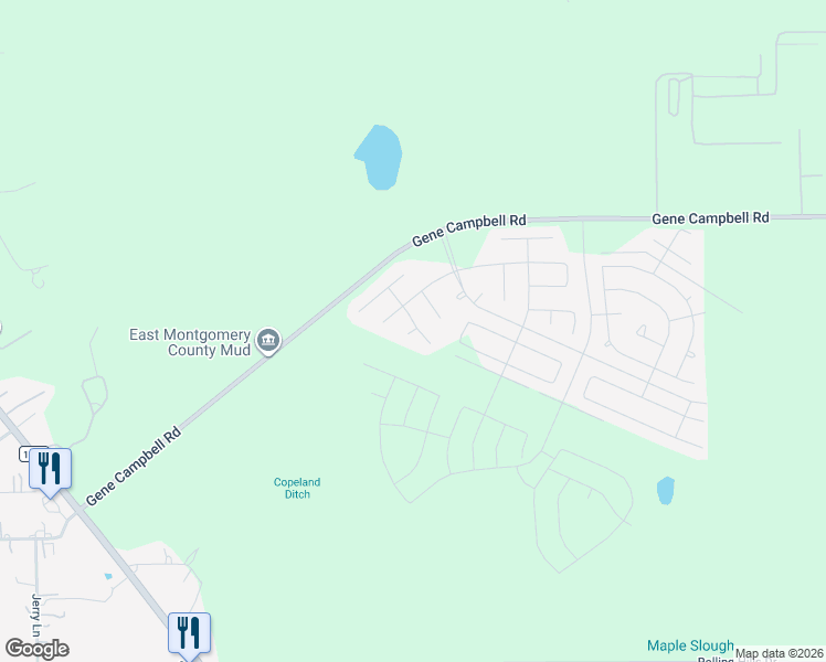 map of restaurants, bars, coffee shops, grocery stores, and more near Elgin Studs Court in Montgomery County