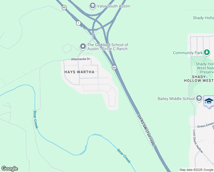 map of restaurants, bars, coffee shops, grocery stores, and more near 13000 Cardinal Flower Drive in Austin