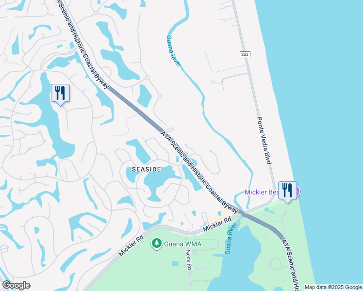 map of restaurants, bars, coffee shops, grocery stores, and more near 329 Lauden Court in Ponte Vedra Beach