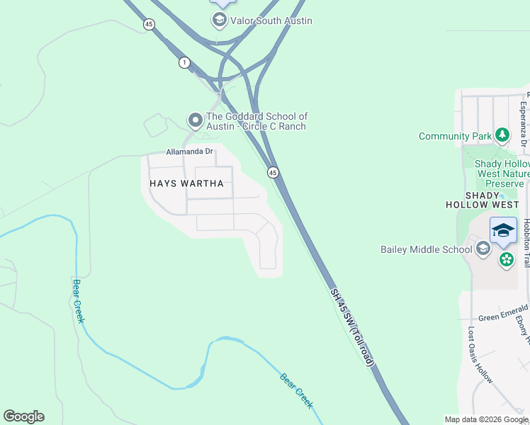 map of restaurants, bars, coffee shops, grocery stores, and more near 13013 Cardinal Flower Drive in Austin