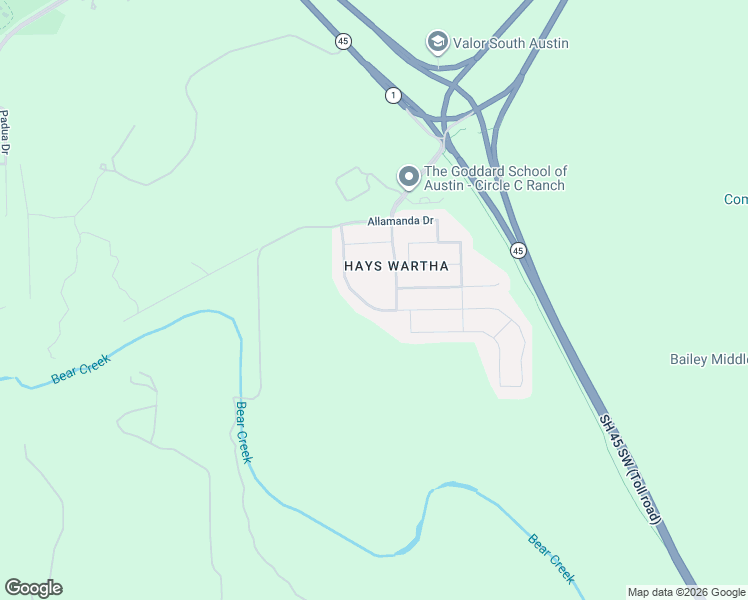 map of restaurants, bars, coffee shops, grocery stores, and more near 12513 Cardinal Flower Drive in Austin