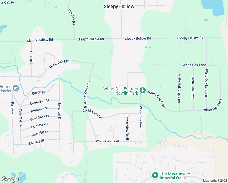 map of restaurants, bars, coffee shops, grocery stores, and more near 1401 Wolf Den Street in Conroe