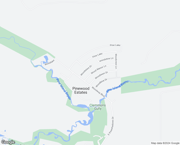 map of restaurants, bars, coffee shops, grocery stores, and more near 122 Wood Manor Lane in Sour Lake