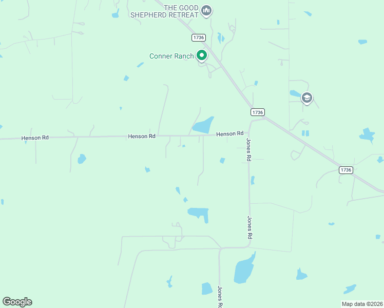 map of restaurants, bars, coffee shops, grocery stores, and more near 42857 Henson Rd in Hempstead