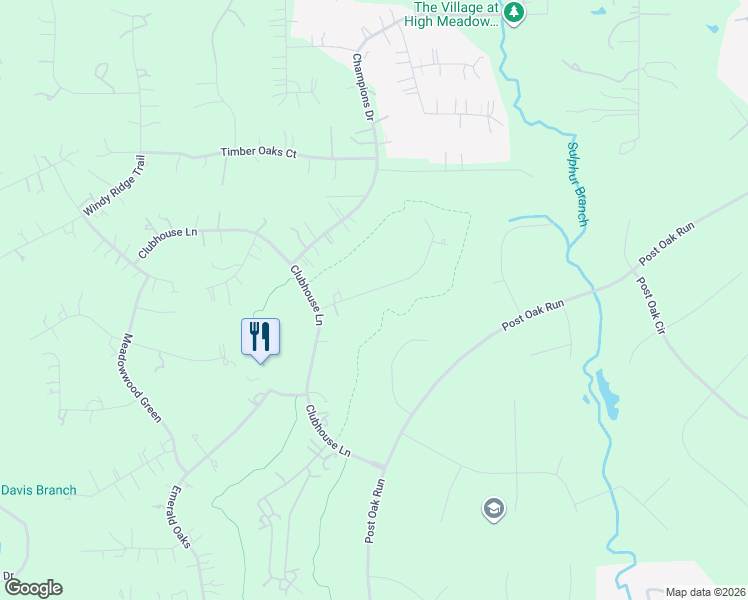 map of restaurants, bars, coffee shops, grocery stores, and more near 28642 Lakeside Green in Magnolia
