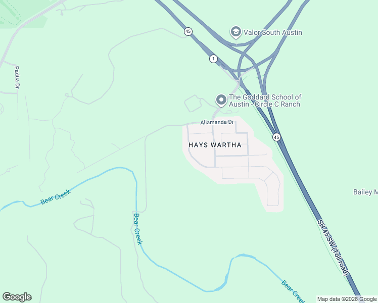 map of restaurants, bars, coffee shops, grocery stores, and more near 12316 Cardinal Flower Drive in Austin