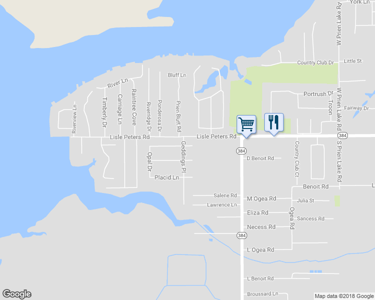 map of restaurants, bars, coffee shops, grocery stores, and more near 3731 Yorkshire Drive in Lake Charles