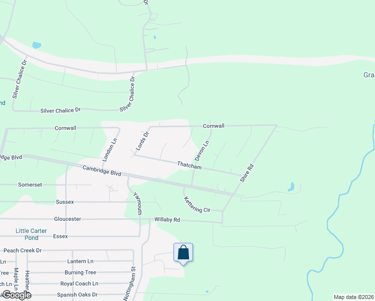 map of restaurants, bars, coffee shops, grocery stores, and more near 19124 Devon Lane in New Caney