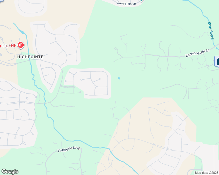map of restaurants, bars, coffee shops, grocery stores, and more near 689 Wild Rose Drive in Austin