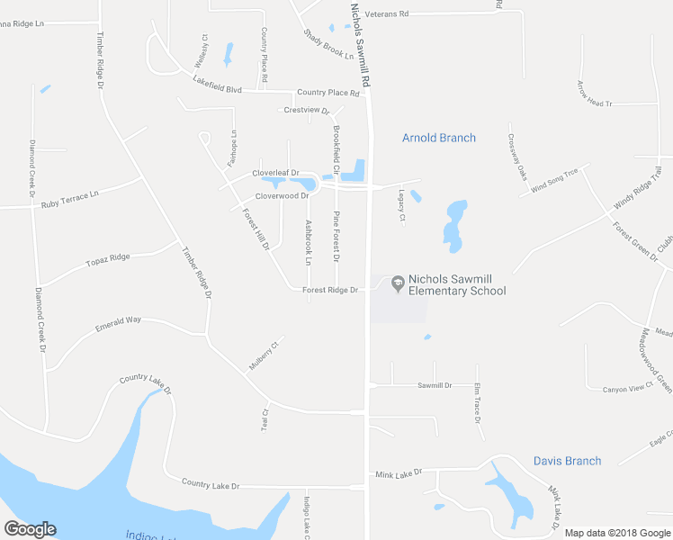 map of restaurants, bars, coffee shops, grocery stores, and more near 28810 Pine Forest Drive in Magnolia