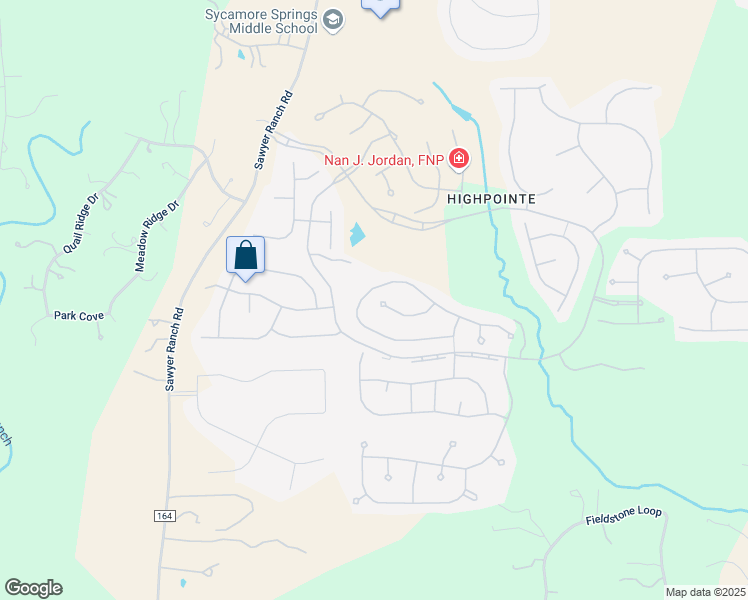 map of restaurants, bars, coffee shops, grocery stores, and more near 261 Honeybee Lane in Austin