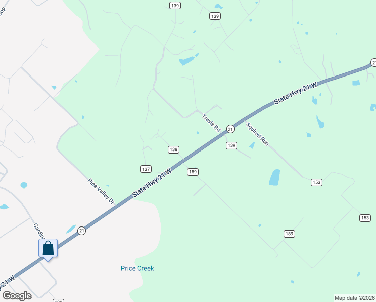 map of restaurants, bars, coffee shops, grocery stores, and more near 104 Pine Valley Court in Paige
