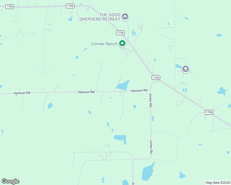 map of restaurants, bars, coffee shops, grocery stores, and more near 42857 Henson Road in Hempstead