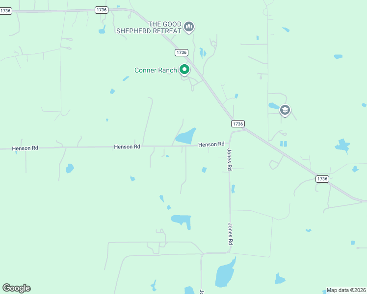 map of restaurants, bars, coffee shops, grocery stores, and more near 42857 Henson Road in Hempstead