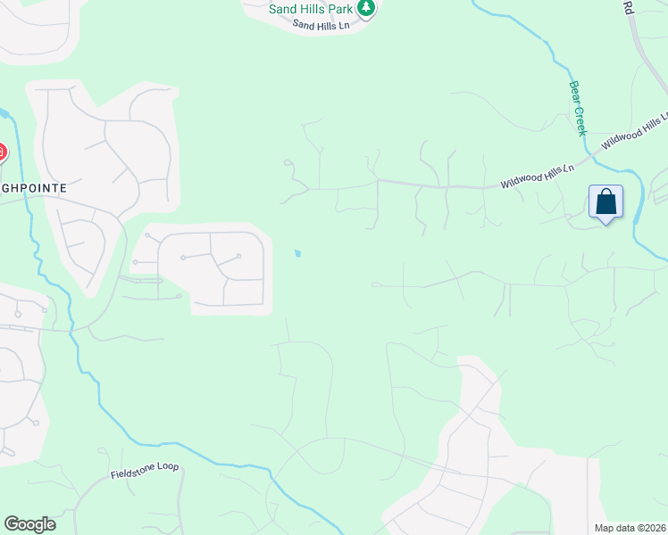 map of restaurants, bars, coffee shops, grocery stores, and more near 689 Wild Rose Drive in Austin