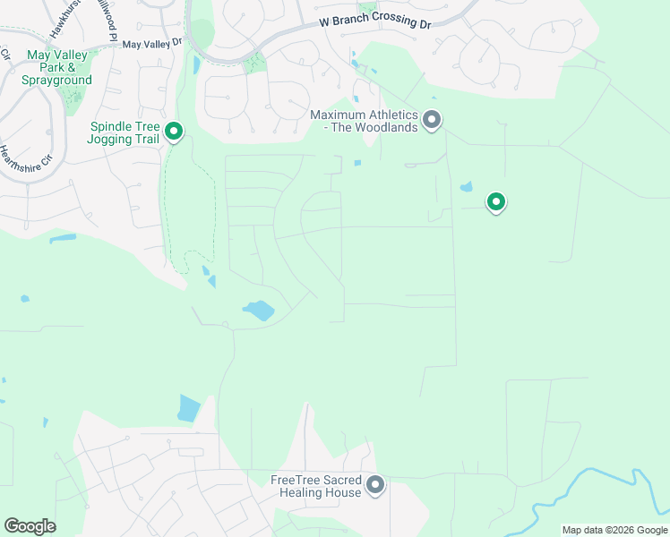map of restaurants, bars, coffee shops, grocery stores, and more near 7823 Black Oak Drive in Magnolia