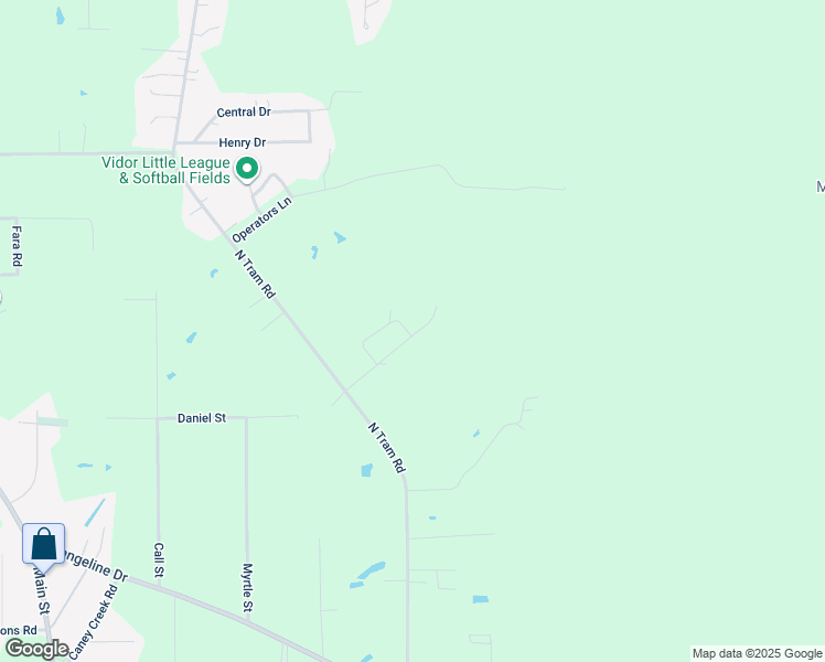 map of restaurants, bars, coffee shops, grocery stores, and more near 1225 Osteen Street in Vidor