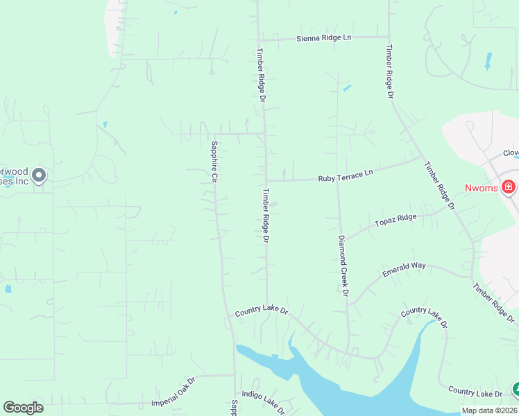 map of restaurants, bars, coffee shops, grocery stores, and more near 22202 Timber Ridge Drive in Magnolia