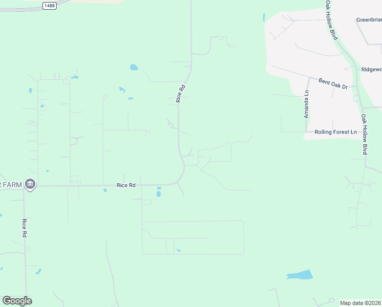 map of restaurants, bars, coffee shops, grocery stores, and more near 28052 Rice Road in Hockley
