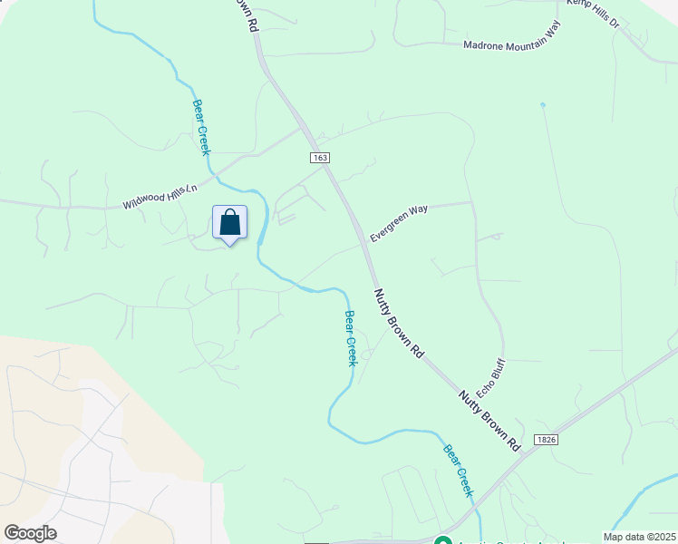 map of restaurants, bars, coffee shops, grocery stores, and more near 13401 Evergreen Way in Austin