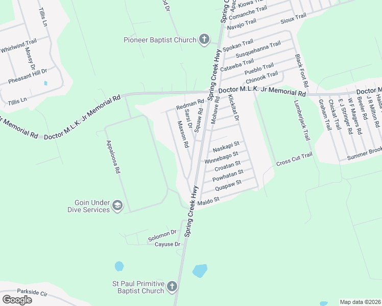 map of restaurants, bars, coffee shops, grocery stores, and more near 83 Maxson Road in Crawfordville