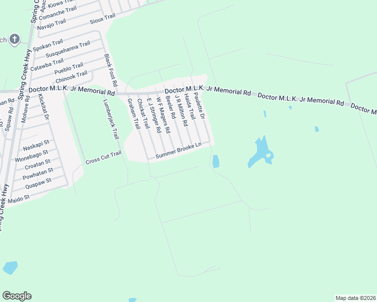 map of restaurants, bars, coffee shops, grocery stores, and more near 65 Summer Brooke Lane in Crawfordville