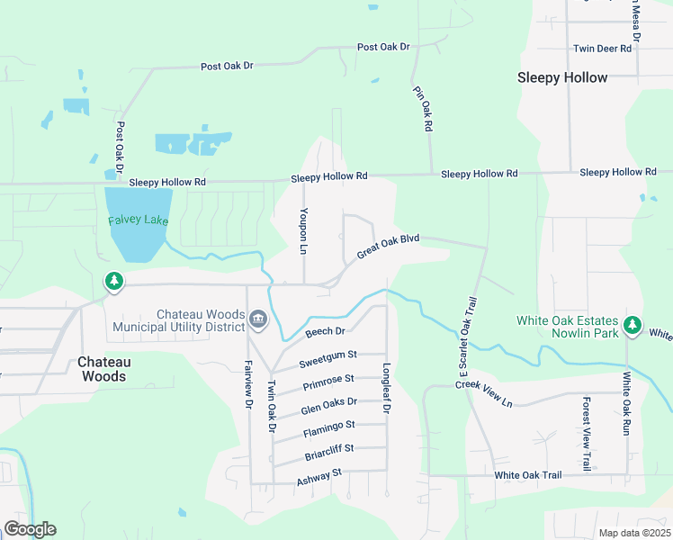 map of restaurants, bars, coffee shops, grocery stores, and more near 11693 Great Oak Boulevard in Conroe