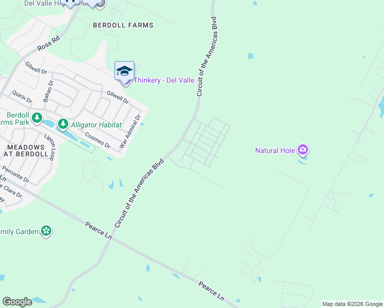 map of restaurants, bars, coffee shops, grocery stores, and more near Kellam Road in Travis County