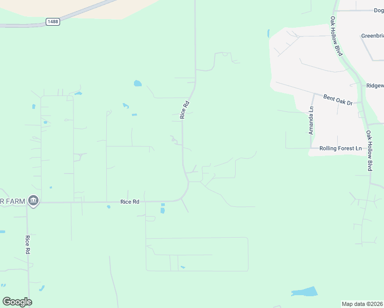 map of restaurants, bars, coffee shops, grocery stores, and more near 28052 Rice Road in Waller County