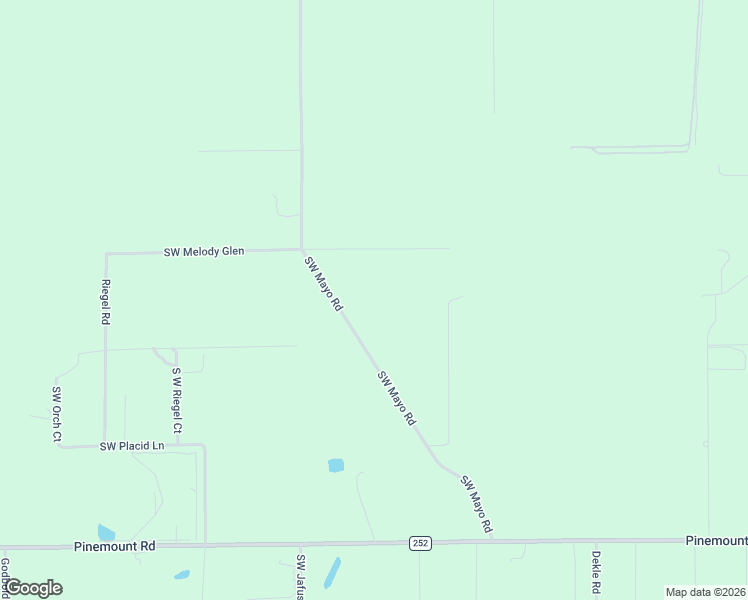 map of restaurants, bars, coffee shops, grocery stores, and more near 2379 Southwest Mayo Road in Lake City